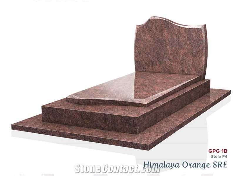 Himalaya Orange Granite Monument SRE
