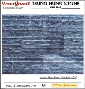 Vietnam Blue Stone Line Chiseled