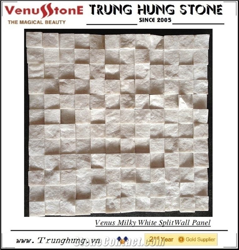 Vietnam Milky White Split Wall Panel
