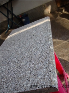 Bush Hammered G648 Granite Anti-Slip Stairs,Sahara Pink China Natural Stone Granite Steps