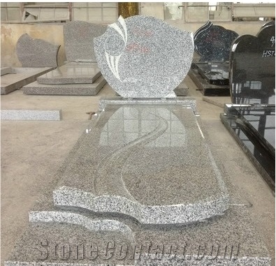 China Polished G640 Granite Tombstones and Monuments & Gravestone and Headstone,China Grey Granite