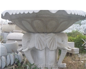 Chinese G606 Garden Fountains, Brown Granite Fountains