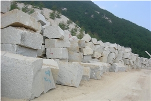 Factory Price White G655 Granite Blocks, China White Sesame Granite