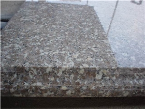 Top Quality G648 Countertops, Chinese Stone Golden Brown Granite Bench Tops
