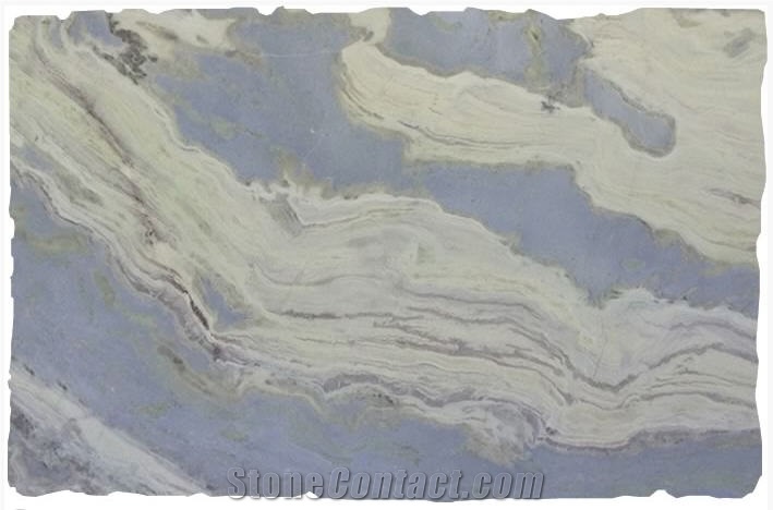 Blue Lumen Marble Slabs Brazil