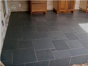 Brazilian Black Slate Tiles (Flooring / Wall)