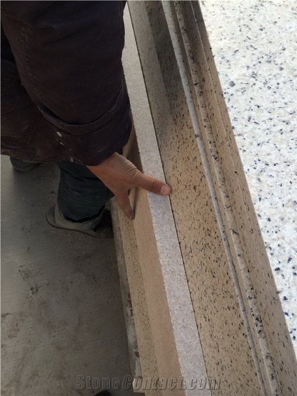 China New Bethel White Granite Tiles Polished, White Granite Sesame Machine Cutting Tiles for Garden Floor Stepping,Wall Cladding Panel