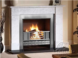 Galala Beige Marble Fireplaces