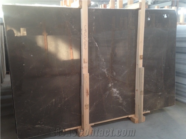 Olive Marron Marble Slabs, Brown Polished Marble Floor Tiles, Wall Tiles