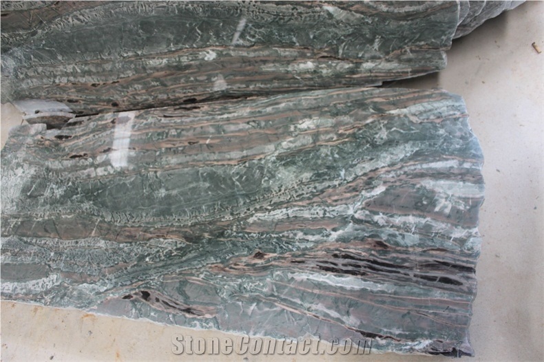 Nine Dragon Jade Marble Slabs, China Green Marble