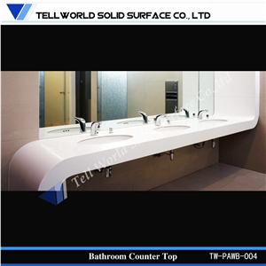 Bathroom Wash Basin Design With Solid Surface