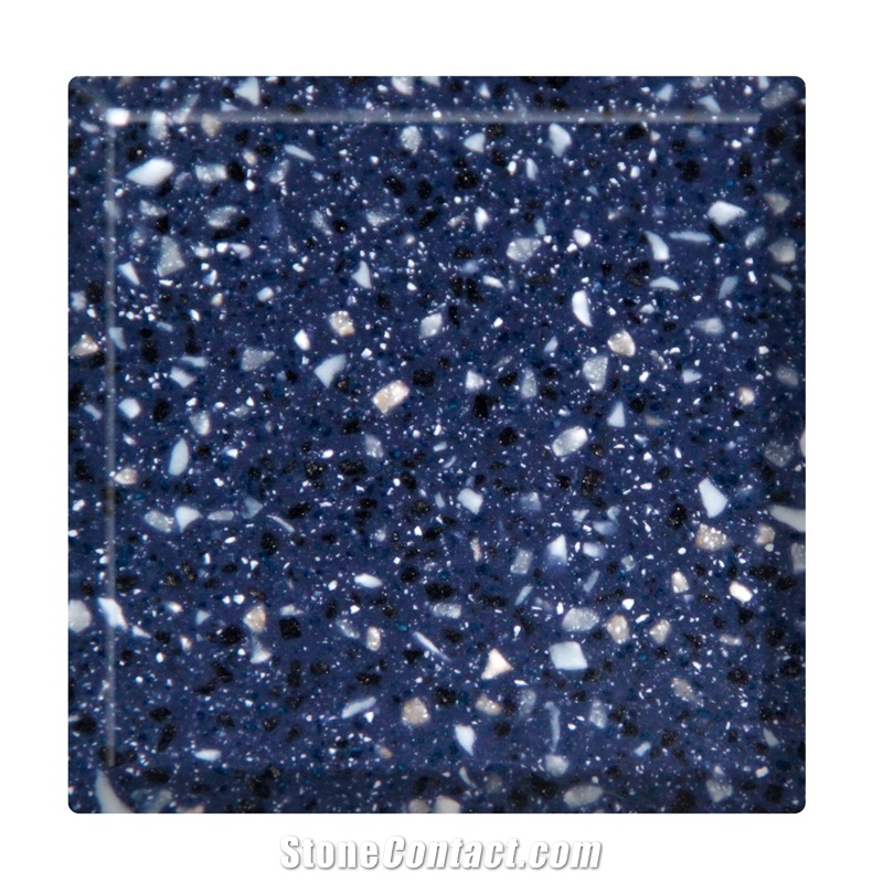 China Supplier Blue Artificial Marble Slabs & Tiles