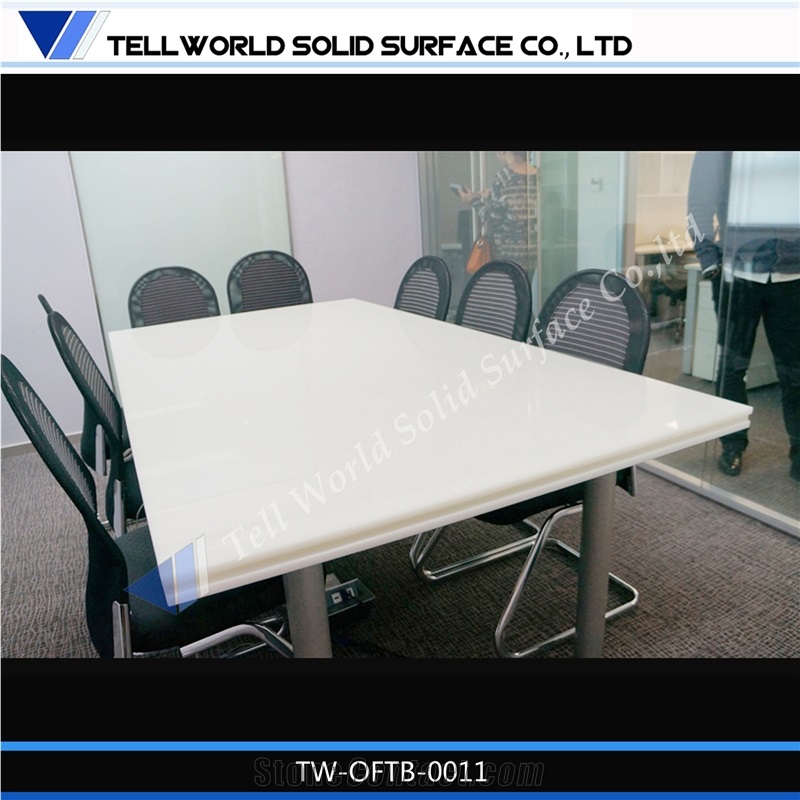 Custom Design Artificial Stone Furniture Conference Tables