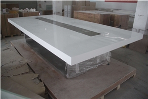 Hot Sale White Marble Stone Boardroom Tables