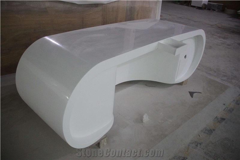 Hot selling good quality office desk/modern curved office ceo desk table designs