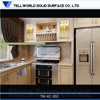 Marble Top Kitchen Cabinet,Quartz Stone Kitchen Countertops
