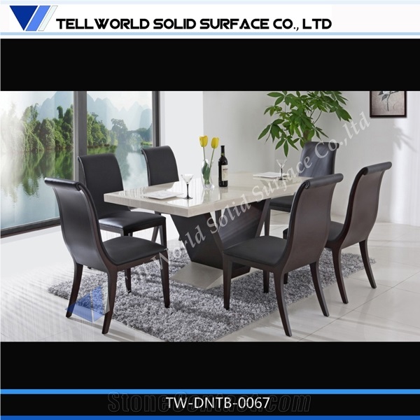 Pure Black Solid Surface Table Tops,Marble Round Table Tops