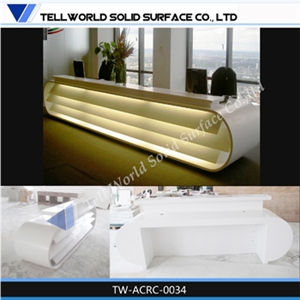 Solid Surface Table Top,Reception Desk for Salons