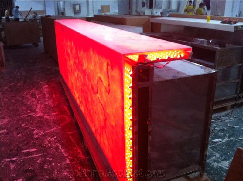 Stainless Steel Frame Bar Counter Luxury Decorative Panels
