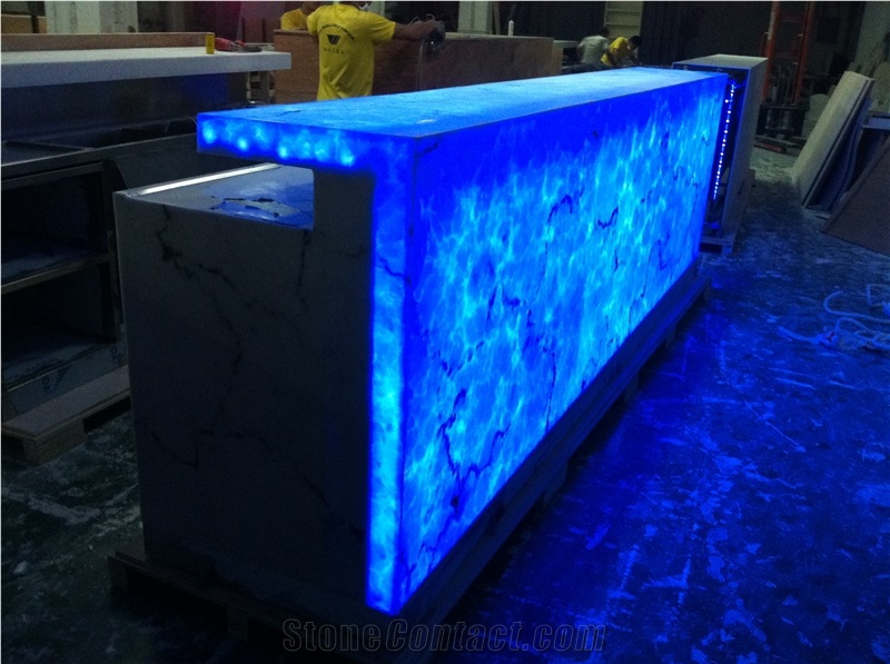 Stainless Steel Frame Bar Counter Luxury Decorative Panels