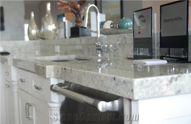 Granites, Cinza Aveiro - Brushed Grey Granite Tiles