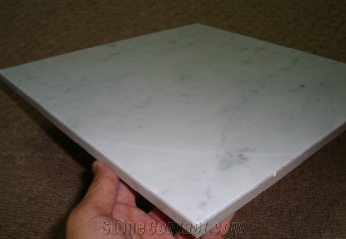 Bianco Carrara White Composite Tile