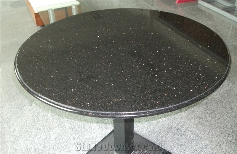 Black Galaxy Granite Tabletops,Work Tops and with Cabinets