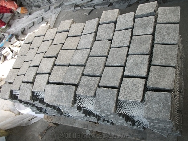 G684 Black Granite Paver,G684 Black Paver Tile,Fuding Black Granite Paverstone
