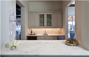 White Marble Countertop,Marble Table Top,Marble Island Top
