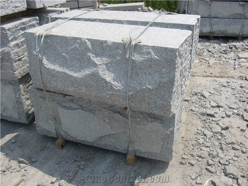Split Face Mushroom Wall Cladding Block,Granite Mushroomed Stone
