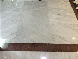 Sichuan Fine Veins Jade White Marble Tiles, China White Marble