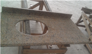 New Giallo Veneziano Granite Bathroon Counterops,Brazil Granite Custom Vanity Tops