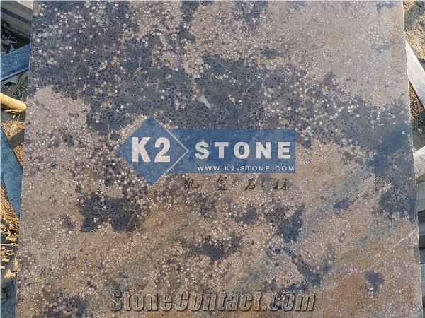 Brown Limestone/Bronze Limestone/Cappuccino/Rusty Manchu Caviar Tiles & Slabs