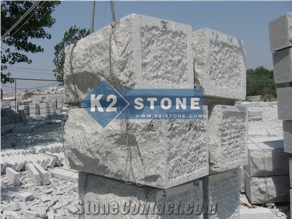 China Grey Granite Wallstones,G341 Granite Mushroom Stone