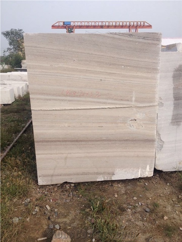 New Stone Crystal Wood Marble Slabs & Tiles, Iran White Marble