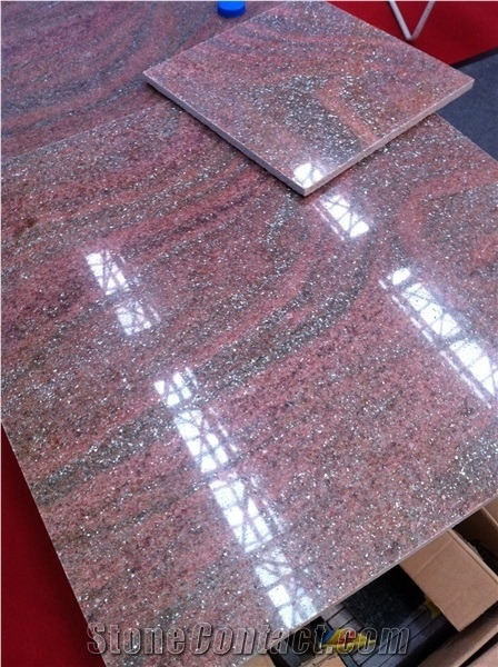 New Stone Star Dust Granite Tiles,China Multicolor Red Granite with Shinning Point