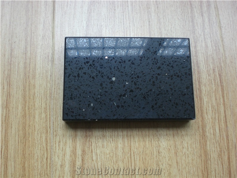 Black Quartz Stone Tiles