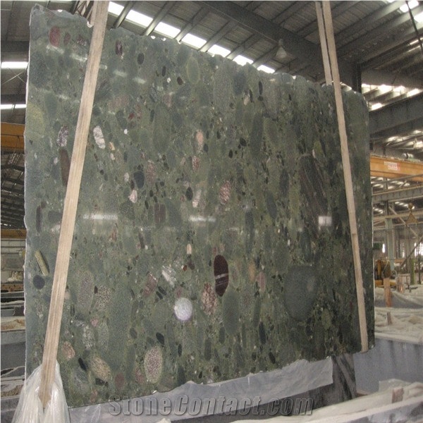 Twister Green Granite Slabs & Tiles, Brazil Green Granite