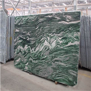 Verde Lapponia Marble Tiles, Norway Green Marble Slabs
