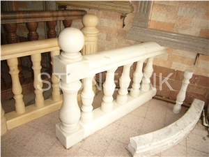 Slbt-005, China White Marble Balustrade, Marble Balustrrade, White Balustrade & Railing
