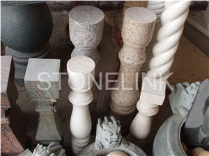 Slbt-014, Beige Sandstone Balustrade, Sandstone Balustrade & Railing
