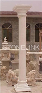 Slcl-012 , Roman Colmun, China Beige Sandstone Column