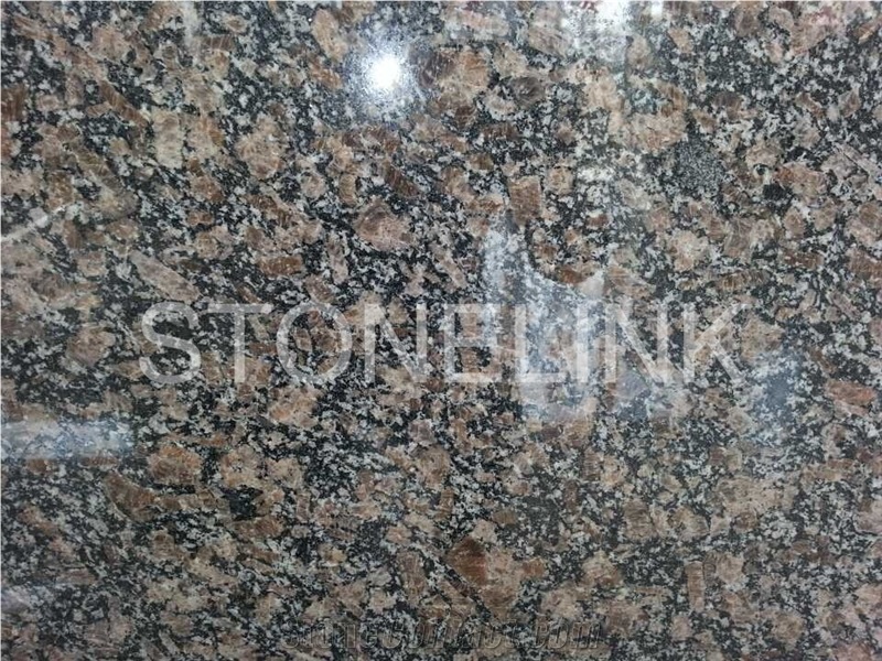 Slga-055，Royal Diamond Brown Granite,Slab,Tile,Flooring,Wall Cladding,Skirting