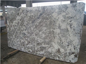 Slga-208,Alaska White Granite,Slab,Tile,Flooring,Wall Cladding,Skirting