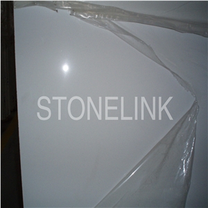 Slqu-002,Pure White Artificial Quartz Stone Slabs & Tiles,Manmande Stone,Artificial White Quartz Stone Slab for Wall Cladding/Flooring