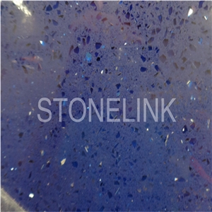 Slqu-005,Blue Quartz Stone Slabs & Tiles, Artificial Quartz,Engineered Quartz,