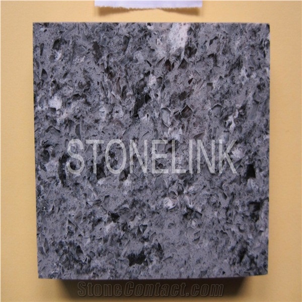 Slqu-053 Iron Grey Artificial Quartz Stone Wall Tile,Floor Tiles