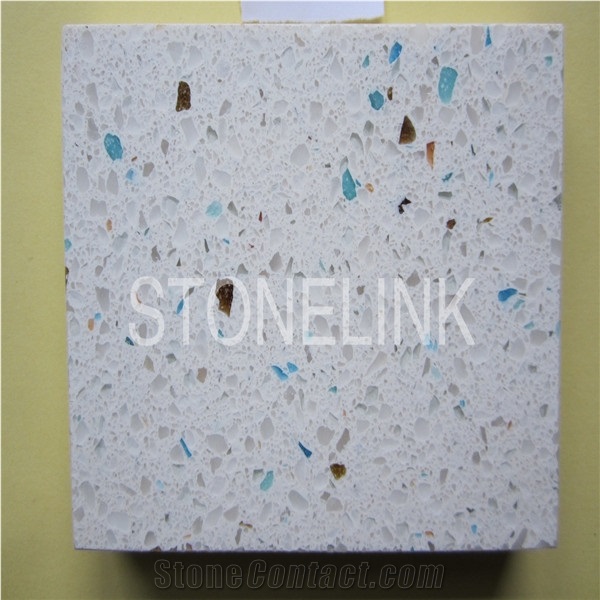 Slqu-057 Star White Artificial Stone,Quartz Stone,Artificial Quartz Stone Wall Tile,Floor Tile