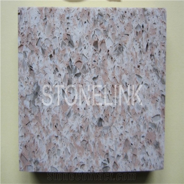 Slqu-059,Mix Color Quartz,Artificial Quartz Stone Wall Cladding Tiles,Floor Tiles