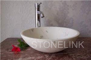 Slsi-048, Bianco Cararra Basin, White Marble Basin, Statuatio Venato White Basin, Statuario Venato White Marble Sinks & Basins